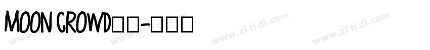 MOON CROWD字体字体转换